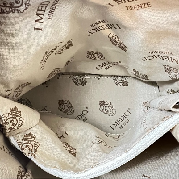 I MEDICI FIRENZE RARE NWT BURGUNDY LEATHER BAG - Made in Italy - Picture 10 of 11